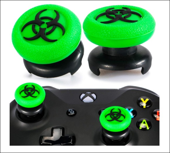 Playrealm FPS Thumbstick Extender & Printing Rubber Silicone Grip Cover