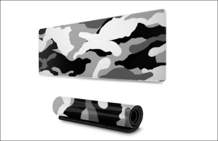 camouflage White Black Design Pattern