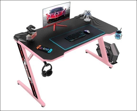  Flamaker Pink Gaming Desk