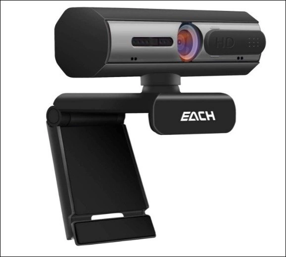  EACH: Webcam with Privacy Shutter