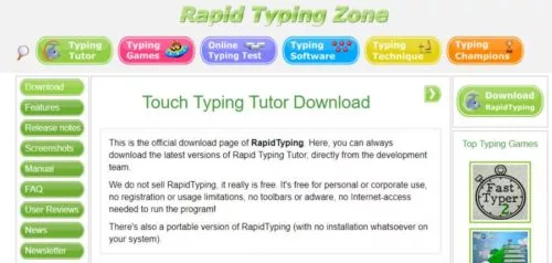 Rapid Typing Zone [ Best Typing Software For Improvement ]