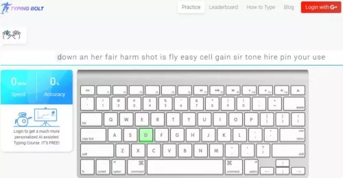  Typing Bolt [ Best Typing Software In UI & Practice ]