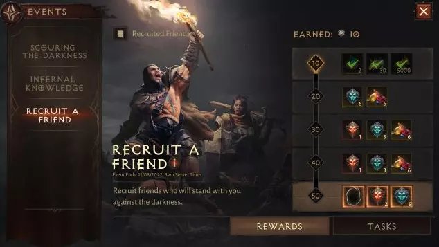 How to Recruit A Friend in Diablo Immortal