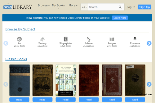 open library online book site image