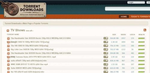 torrent download screenshot