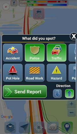 traffic prediction app
