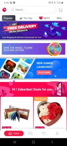 Snapdeal shopping app