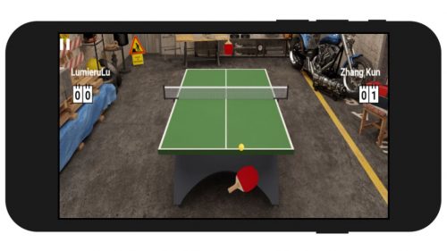 Virtual Table Tennis game