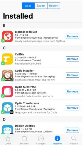 Cydia  third party app store