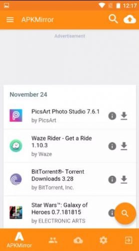 APK Mirror third party app store