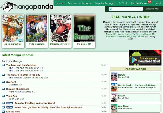 Manga Panda (Mangastream similar site)