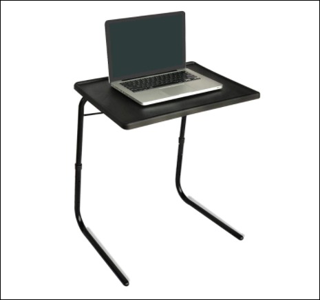 TABLE MAGIC- Midnight Black Laptop Standing Table