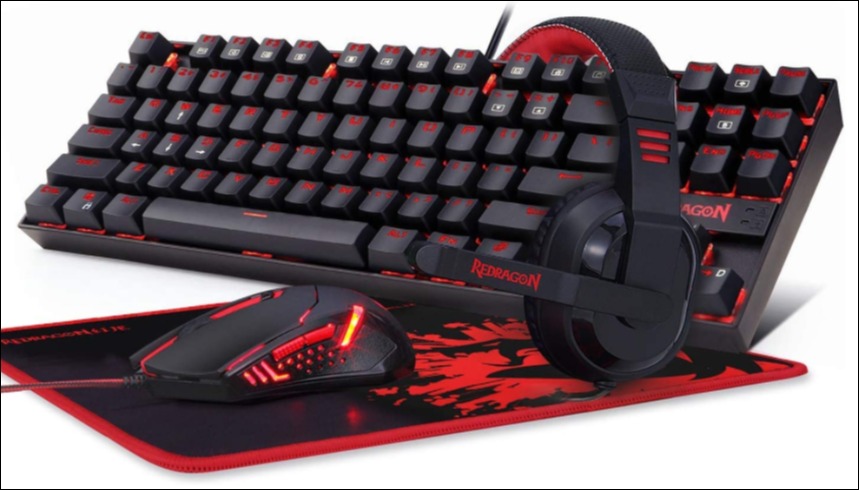 Redragon K552-BB: Best Budget-friendly gaming keyboard & mouse combo
