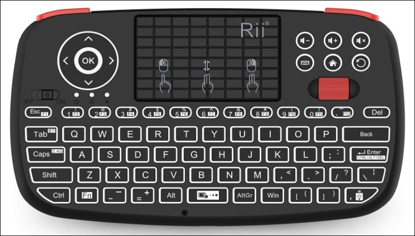  Rii i4 Mini Bluetooth Keyboard with Touchpad