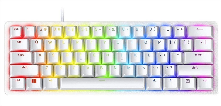 Razer Huntsman: Overall Best White Mechanical Keyboard