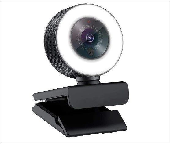 Angetube Streaming Webcam with Ring Light