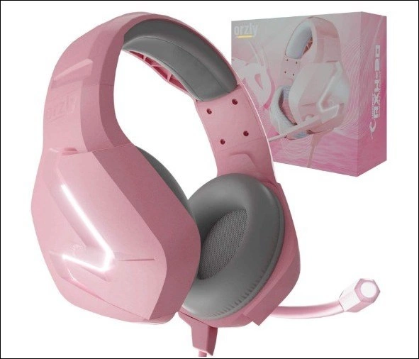 Orzly Pink Gaming-Headset