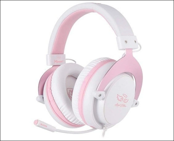 SADES MPOWER Stereo-Gaming-Headset in Pink