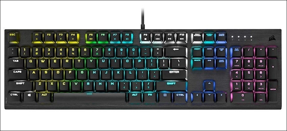 Corsair K60 RGB Pro Low Profile Mechanical Gaming Keyboard