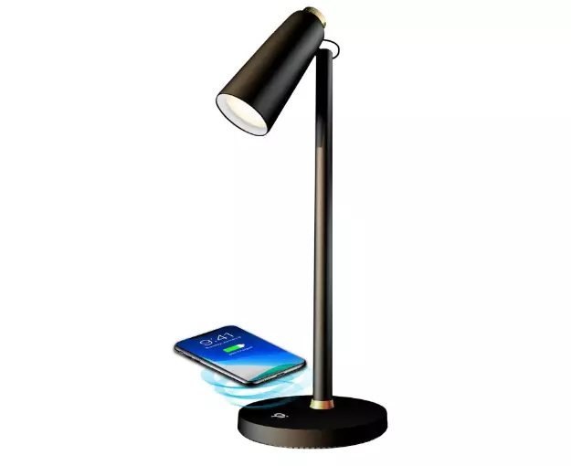  Metal LED Desk Lamp with Wireless Charger