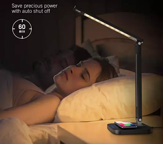 TaoTronics LED Desk Lamp With Wireless Fast Charger