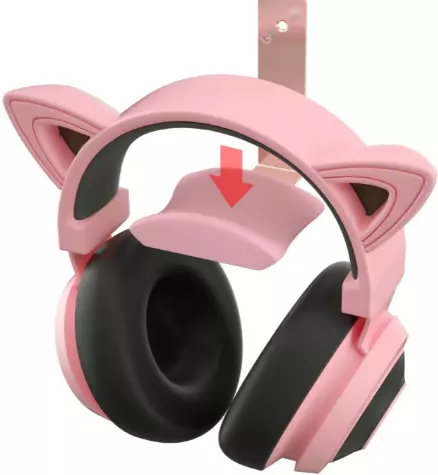 Pink Headphone Wall Mount