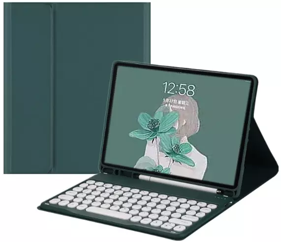 HENGHUI iPad Mini 6 Cute Keyboard Case 
