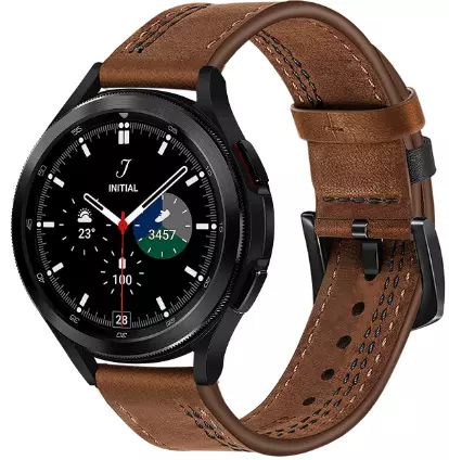 TRUMiRR Leather Band for Samsung Galaxy Watch 4