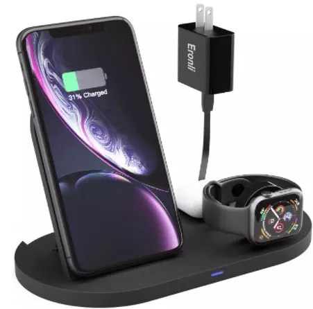 Eronli 3 in 1 Multiple Devices Charger Stand