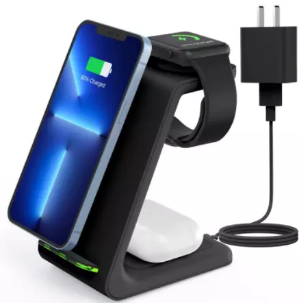  GEEKERA 3 in 1 Wireless Charger Dock Station 