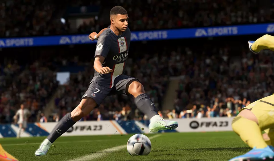 How to Complete a Tackle with Mbappe, Hard Slide Tackle in FIFA 23