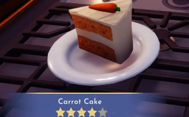 How to Make Carrot Cake in Disney Dreamlight Valley