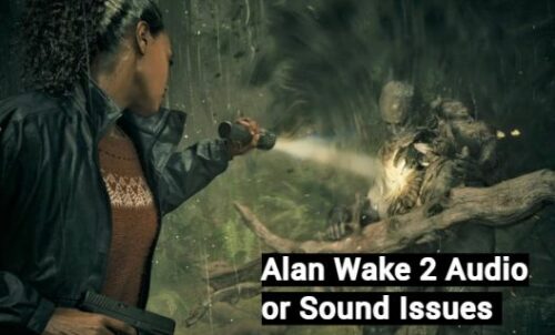 Alan Wake 2 Audio or Sound Issues